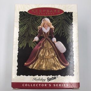 Vintage Holiday Barbie Keepsake Ornament Collector’s Series 1996 Hallmark